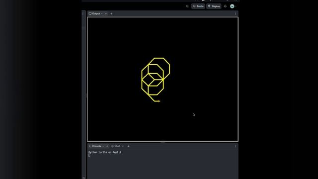 cool design with python turtle#coding #replit #capcutedit #html #pythonprogramming #pythonturtle