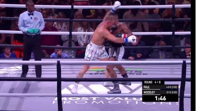 Обзор боя Джейк Пол vs Тайрон Вудли 2. смотреть онлайн