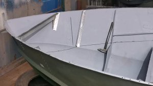 Прогресс 4 переделка носовой части лодки под фиш - платформу