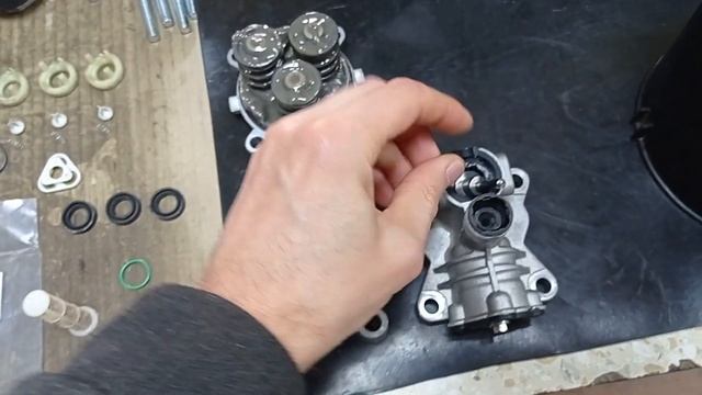 168/21 Керхер К5.200. Как решить проблему заклинивания штока старт-стоп?