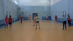 Детский волейбол. Девочки. Тренировка. Эпизод