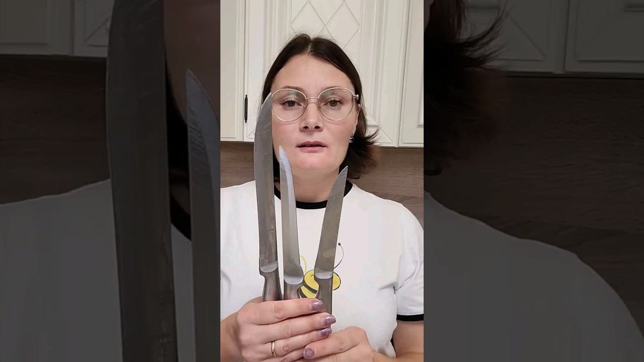 Как заточить нож без точилки? #ножи  #заточканожа #заточка  #заточканожей #кухня #посуда #лайфхак