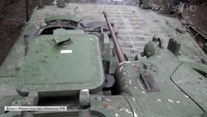 Российские военные захватили немецкую БМП "Мардер"