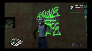 #4 подробное прохождение GTA San Andreas PS4  на 100%  граффити до сюжета