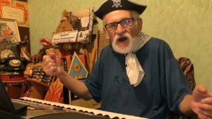 "15 PEOPLE ON A DEAD MAN'S CHEST..." SONG FOR THE CINEMA FROM THE" OLD PIRATE " BY F. V. GINZBURG )