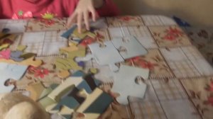 Складываем пазлы. Ну, погоди! /Folding puzzle. Nu, pogodi!