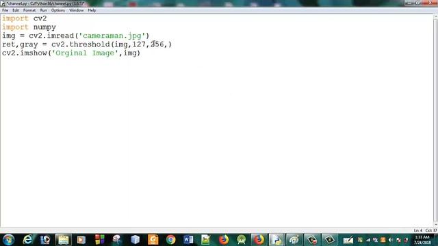 Convert GrayScale to Binary Image using opencv python