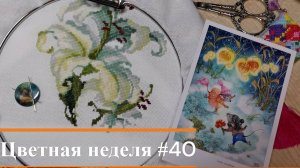 Цветная неделя 40 //22.12.2023 - 28.12.2023. Предновогодние финиши (ведьма, листочек, фонарик).