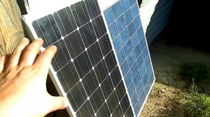 моно против поле 100 Ватт