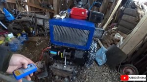 УСТАНОВИЛ ЛЕБЁДКУ НА МИНИТРАКТОР