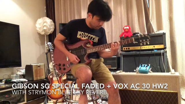GIBSON SG SPECIAL FADED + VOX AC 30 HW2 смотреть онлайн