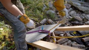 1 Year Building A Traditional Log Cabin Fireplace