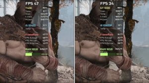 T400 vs GT 1030 - Test in 7 Games