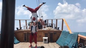 Пиратский корабль. Pirate ship Jolly Roger II