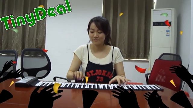 61 MIDI Мягкая клавиатура фортепиано смотреть онлайн