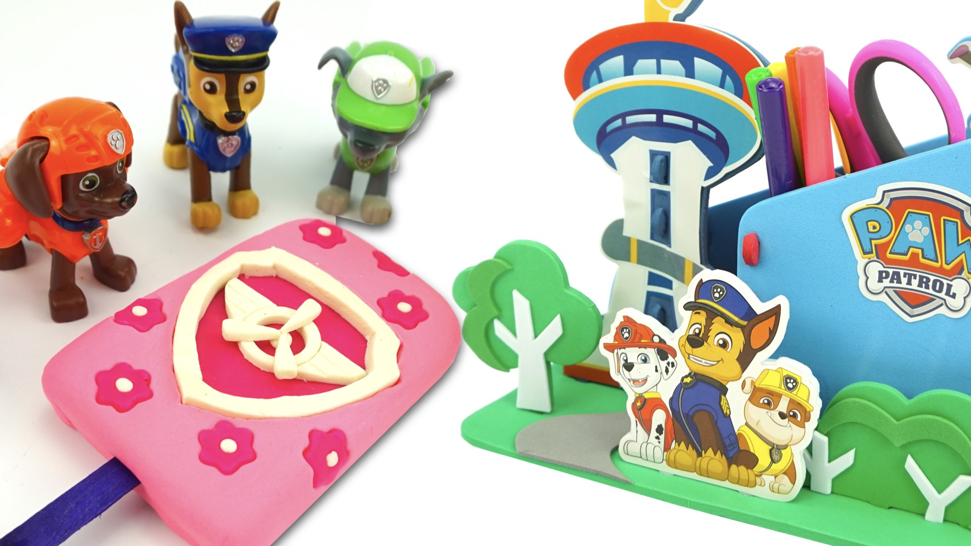 Щенячий патруль лепим мороженое с эмблемой Скай смотреть онлайн