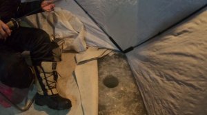 Рыбалка в Приморье. Тавричанский лиман. 03 - 04.01.2021 г. Навага.