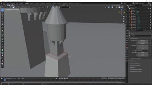 Средневековый сказочный замок в Blender 3D | Часть 1