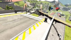 Грузовой автомобиль против цепной лестницы