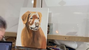 Realistic Fur Tutorial - Oil Painting of a Dog