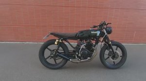 Cafe Racer Timelapse Build - Yamaha YBR 125 Brat style