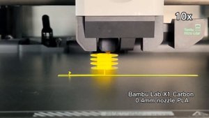 Overhang challenge by Bambu Lab X1 Carbon