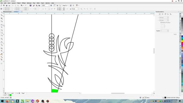 CORELDRAW MEMBUAT VEKTOR ORNAMENT LOGO PART 2 смотреть онлайн