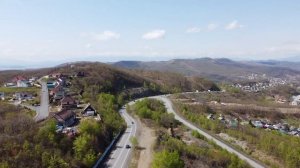 Город Находка с высоты птичьего полёта / Nakhodka city aerial view.