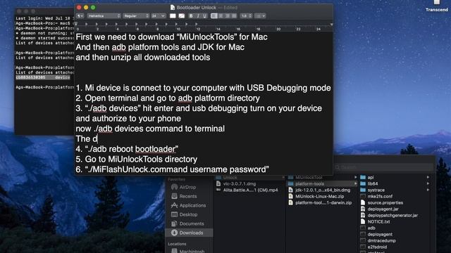 Xiaomi Bootloader Unlock Using MacOS смотреть онлайн