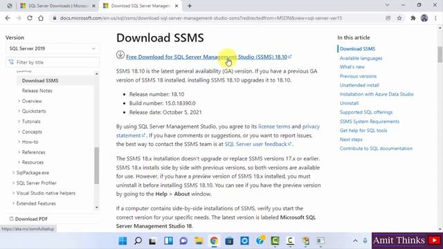 How to install Microsoft SQL Server 2019 on Windows 11 смотреть онлайн