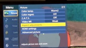 Panasonic Viera Plasma TV Settings