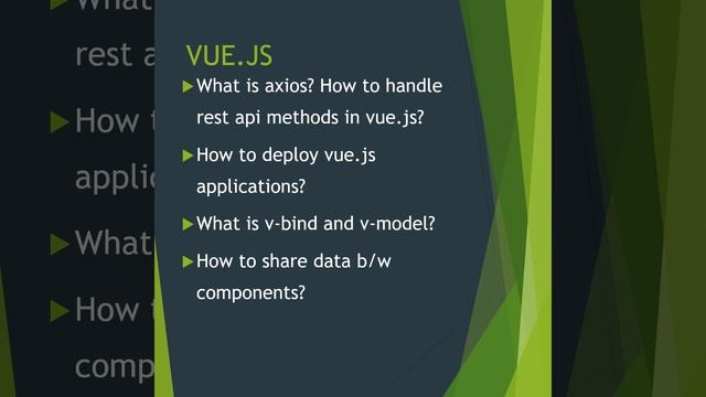Wipro Vue.js Interview Questions #vue #vuejs