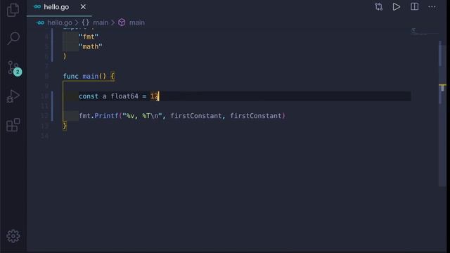 Go Tutorial (Golang) 9 - Working with Constants in Golang