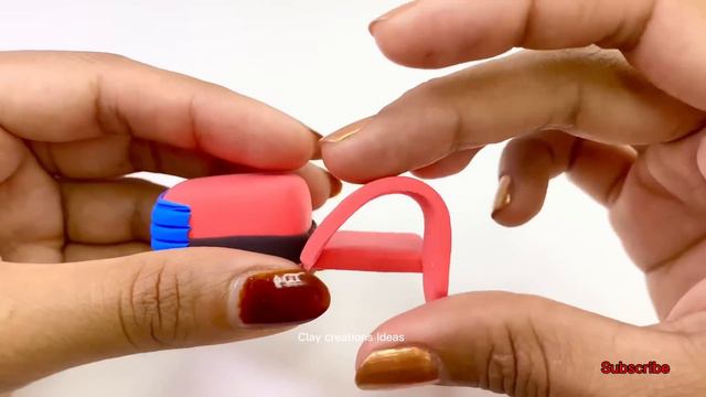 DIY How to make polymer clay miniature house, kitchen set, tractor, tube well,Chaff cutter machine