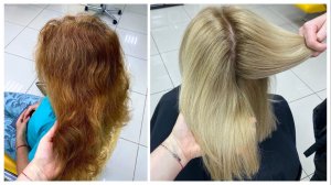 Из рыжего в блонд. Хна - как осветлить и затонировать волосы после хны. Осветление хны