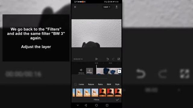 ⬛️⬜️ How to MAKE BLACK and WHITE FILTER in CapCut ✔️ смотреть онлайн