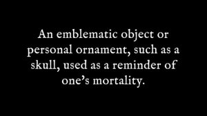 M: Memento Mori: Wear Your Dictionary: English: Latin: MoribundMurdoch