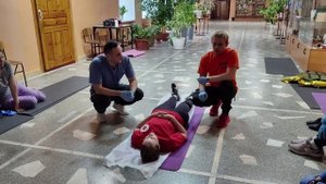 Красный крест в Каргаске