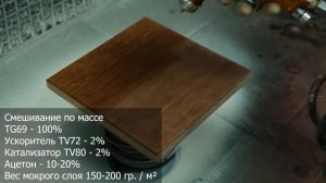 TG69 | Полиэфирный прозрачный грунт для массива и шпона | Мебельный грунт под высокий глянец