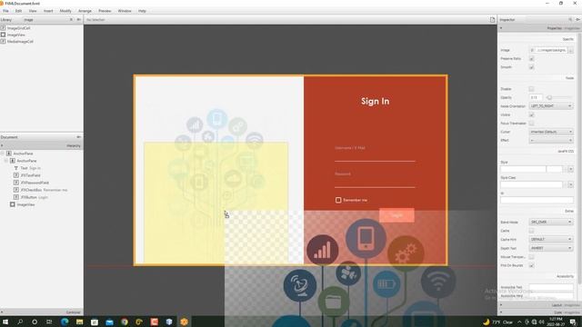 JavaFX mordern Login Example - Scene builder and Netbeans смотреть онлайн