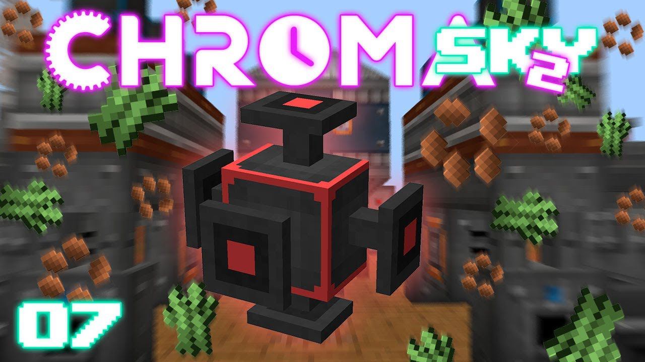 ДИЗЕЛЬНЫЙ ГЕНЕРАТОР и БЕСПРОВОДНАЯ ЭНЕРГИЯ! Выживание с модами в Minecraft - Chroma Sky 2 1.16.5