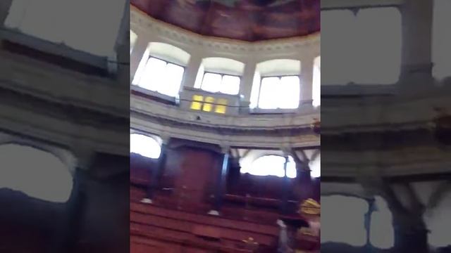 Inside the Sheldonian Theater in Oxford