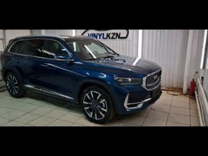 Geely Monjaro - забронировали полиуретановой плёнкой кузов, бронирование экрана мультимедиа