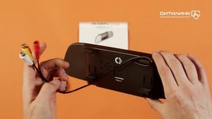 Обзор зеркала заднего вида с монитором SILVERSTONE F1 Interpower IP Mirror 5" | Ситилинк