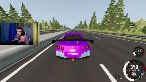 500КМ ПО АВТОБАНУ! BEAMNG DRIVE