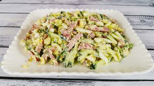 Салат Неожиданный гость". Когда нужно быстро приготовить вкусный салат