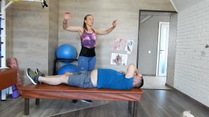 У75 ПОСЛЕ ТРАВМЫ УПРАЖНЕНИЕ ДЛЯ ВОССТАНОВЛЕНИЯ И ПОНИМАНИЯ МЫШЕЧНЫХ ЦЕПЕЙ! ЛФК ДОМА!