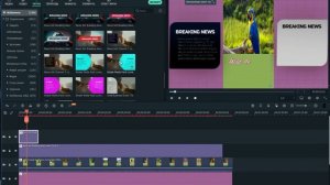 Филмора10-Как сделать вертикальное видео на полном экране без черных полос с обеих сторон