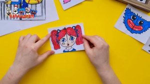 ХАГИ ВАГИ МОЯ КОЛЛЕКЦИЯ ИГР ИЗ БУМАГИ #хагиваги #рисование #какнарисоватьхагиваги #поделки