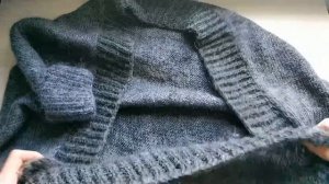 Две готовые работы. Бактус и кардиган "Кокон". Видео №14